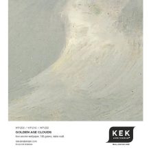 Aranykori felhők-Szürke-fehér felhőket ábrázoló tapéta