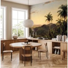 Aranykori tájak-Trópusi tájat ábrázoló tapéta