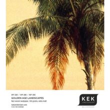 Aranykori tájak-Trópusi tájat ábrázoló tapéta