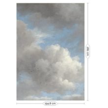 Aranykori felhők- Kék-szürke felhős tapéta