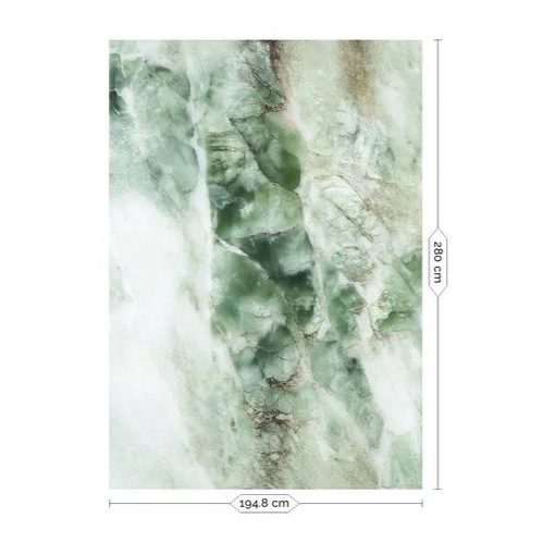 Márvány falfestmény-Márvány mintás tapéta arany részletekkel