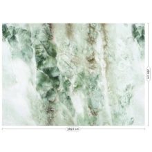 Márvány falfestmény-Márvány mintás tapéta arany részletekkel