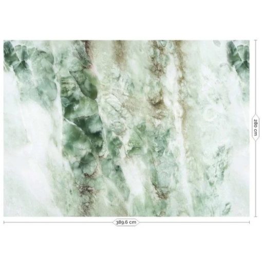 Márvány falfestmény-Márvány mintás tapéta arany részletekkel