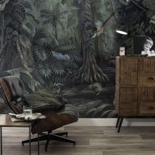 Trópusi tájak- Dzsungel mintás tapéta