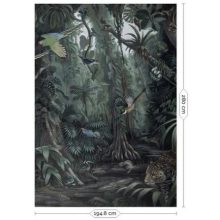 Trópusi tájak- Dzsungel mintás tapéta