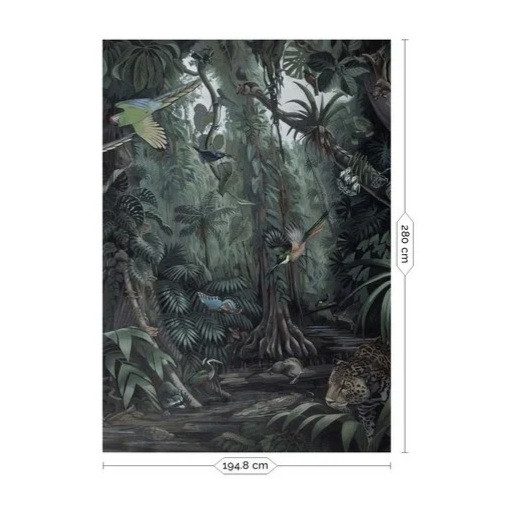 Trópusi tájak- Dzsungel mintás tapéta