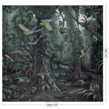 Trópusi tájak- Dzsungel mintás tapéta