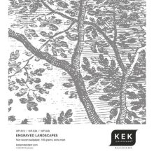 Vésett tájak- Fekete fehér tájat ábrázoló tapéta