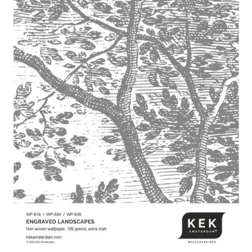 Vésett tájak- Fekete fehér tájat ábrázoló tapéta