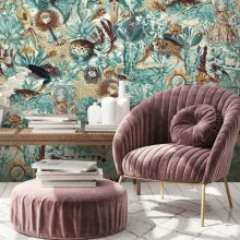  Víz alatti dzsungel- Lenyűgöző színes, halas trópusi tapéta