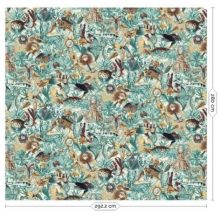  Víz alatti dzsungel- Lenyűgöző színes, halas trópusi tapéta