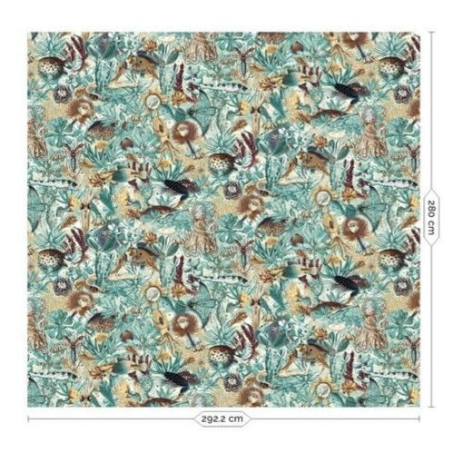  Víz alatti dzsungel- Lenyűgöző színes, halas trópusi tapéta