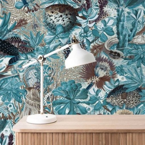  Víz alatti dzsungel-Lenyűgöző színes, halas trópusi tapéta