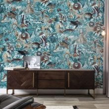  Víz alatti dzsungel-Lenyűgöző színes, halas trópusi tapéta