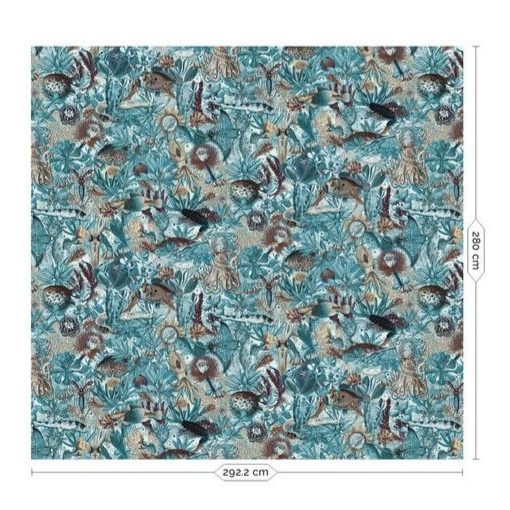  Víz alatti dzsungel-Lenyűgöző színes, halas trópusi tapéta