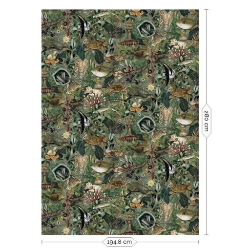  Víz alatti dzsungel- Lenyűgöző színes, halas trópusi tapéta