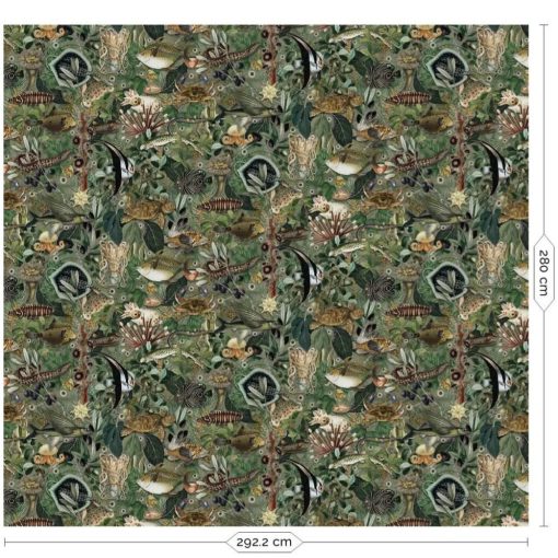  Víz alatti dzsungel- Lenyűgöző színes, halas trópusi tapéta