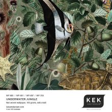  Víz alatti dzsungel- Lenyűgöző színes, halas trópusi tapéta