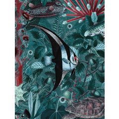    Víz alatti dzsungel  - Lenyűgöző színes, halas trópusi tapéta