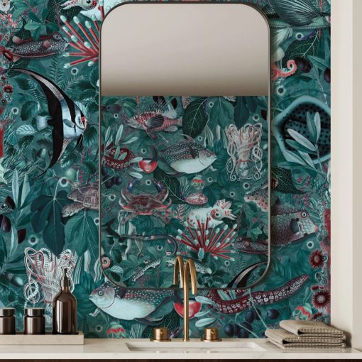  Víz alatti dzsungel  - Lenyűgöző színes, halas trópusi tapéta