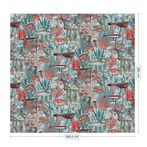  Víz alatti dzsungel- Lenyűgöző színes, halas trópusi tapéta