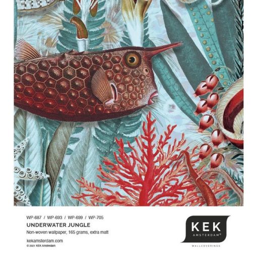  Víz alatti dzsungel- Lenyűgöző színes, halas trópusi tapéta