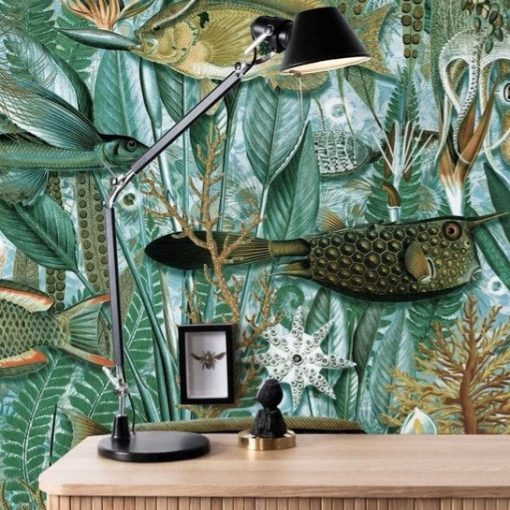  Víz alatti dzsungel- Lenyűgöző színes, halas trópusi tapéta