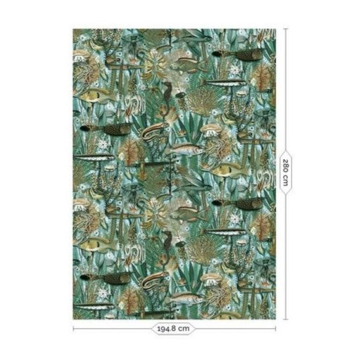  Víz alatti dzsungel- Lenyűgöző színes, halas trópusi tapéta