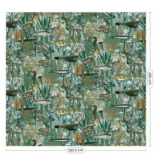  Víz alatti dzsungel- Lenyűgöző színes, halas trópusi tapéta