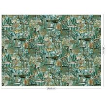  Víz alatti dzsungel- Lenyűgöző színes, halas trópusi tapéta