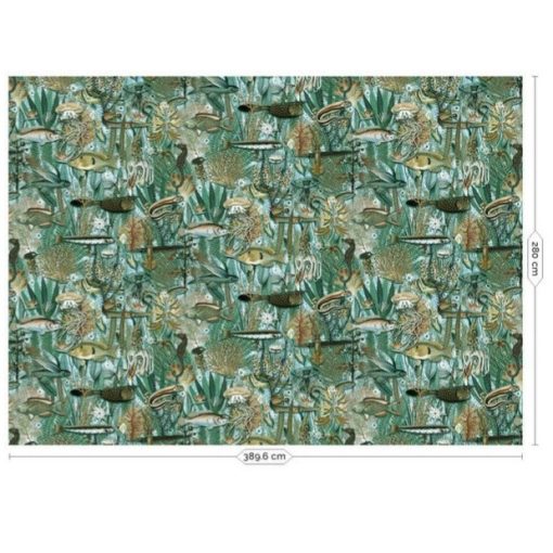  Víz alatti dzsungel- Lenyűgöző színes, halas trópusi tapéta