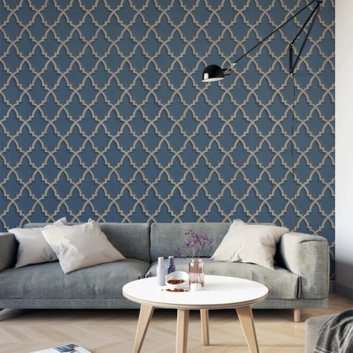 Moroccan trellis tapéta, mintás tapéta, marokkói tapéta, design tapéta