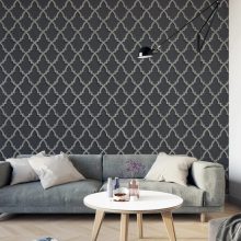 Moroccan trellis tapéta, mintás tapéta, marokkói tapéta, design tapéta