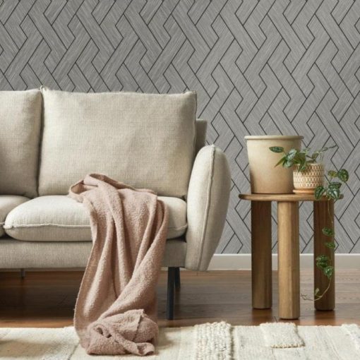 Ember  geometriai mintás tapéta