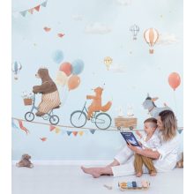 Gentle friends - Panoramic animals and balloons