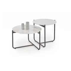 Fehér márvány mintás asztal