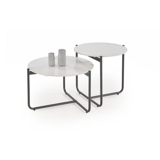 Fehér márvány mintás asztal