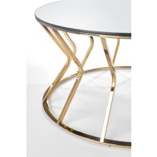 Tükrös kisasztal, arany kis asztal, luxus kisasztal, dohányzó asztal, lerakó asztal, gödöllő bútor