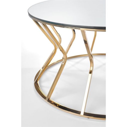 Tükrös kisasztal, arany kis asztal, luxus kisasztal, dohányzó asztal, lerakó asztal, gödöllő bútor