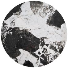 Fekete márvány mintás lerakóasztal szett