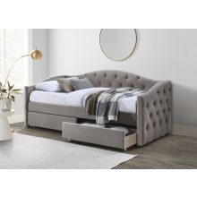 aloha ágykeret, vintage ágykeret, szövet ágykeret, kárpitozott ágykeret, fiókos ágykeret