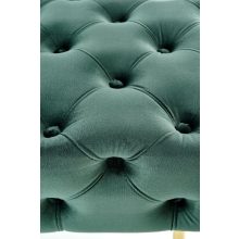 Zöld  Glamour pad, vintage pad, elegáns pad, gödöllő bútor, luxus bútor