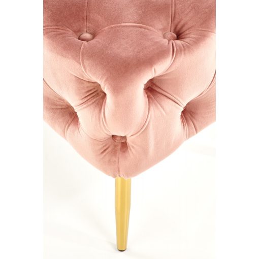 Rózsaszín Glamour pad, vintage pad, elegáns pad, gödöllő bútor, luxus bútor