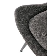 Szürke fotel, elegáns fotel, vintage fotel, luxus fotel, gödöllő bútor