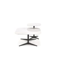 Fehér márvány mintás lerakóasztal 