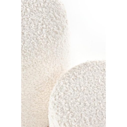 Bouclé anyagú puff szett, tárolós puff, elegáns puff, kényelmes puff, gödöllő bútor, luxus bútor