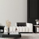 Fehér design tapéta