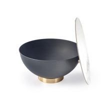 dohányzó asztal, cecilia, lerakóasztal, kerámia asztal, fekete asztal, art deco asztal, design bútor