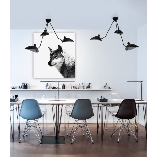 Celestia Letisztult, fekete lámpa