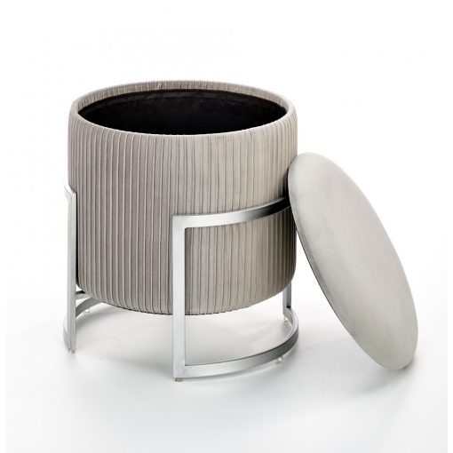 Pasztell puff, gödöllő bútor, kis bútor, tárolós puff, színes puff